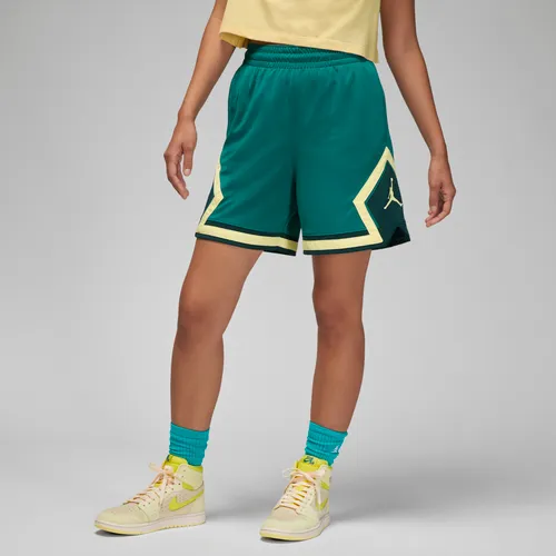 Jordan Sport Women's Diamond Shorts - Green - Polyester
