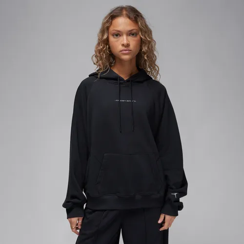 Jordan Sport Women's Graphic Fleece Hoodie - Black - Polyester