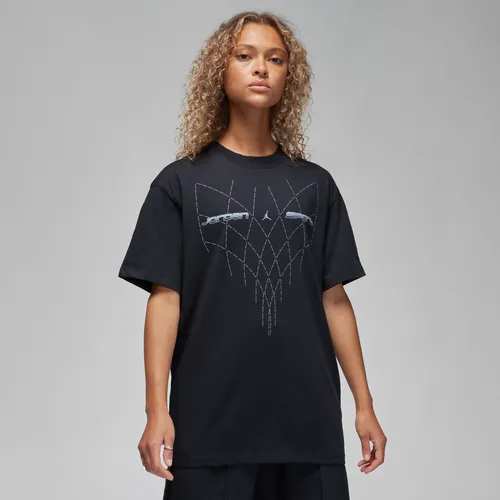 Jordan Sport Women's Graphic T-Shirt - Black - Polyester