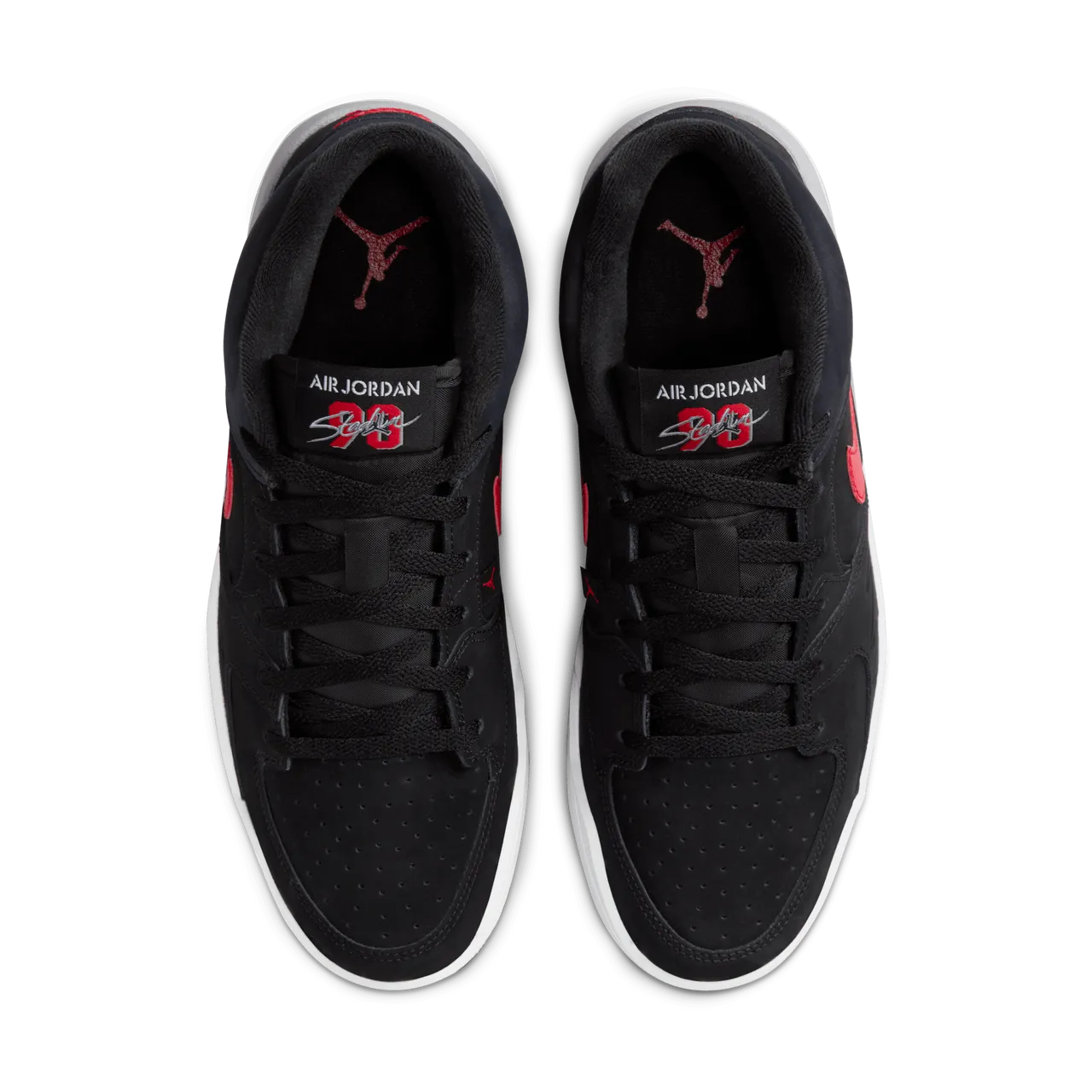 Jordan Stadium 90 Men's Shoes - Black - Leather