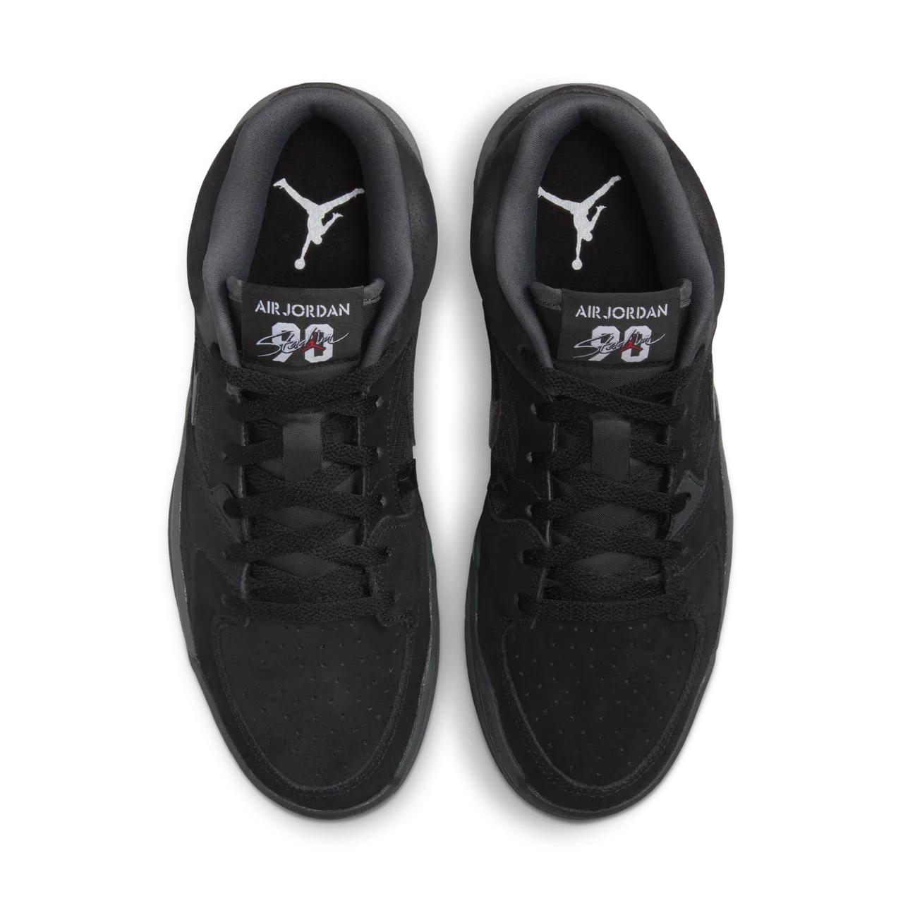 Jordan Stadium 90 Men's Shoes - Black - Leather