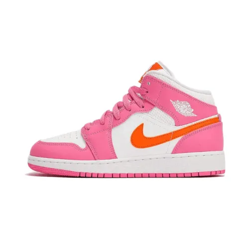 Jordan , Stylish Leather Sneaker for Women ,Pink female, Sizes: