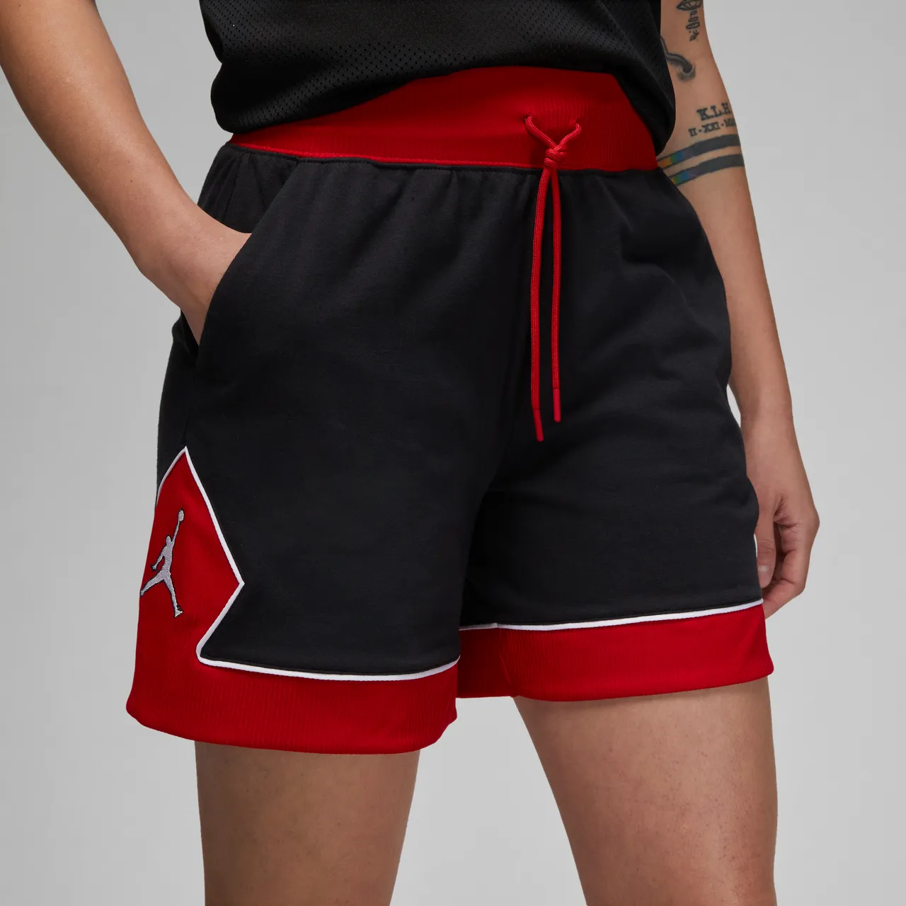 Jordan Women's Diamond Shorts - Black - Cotton