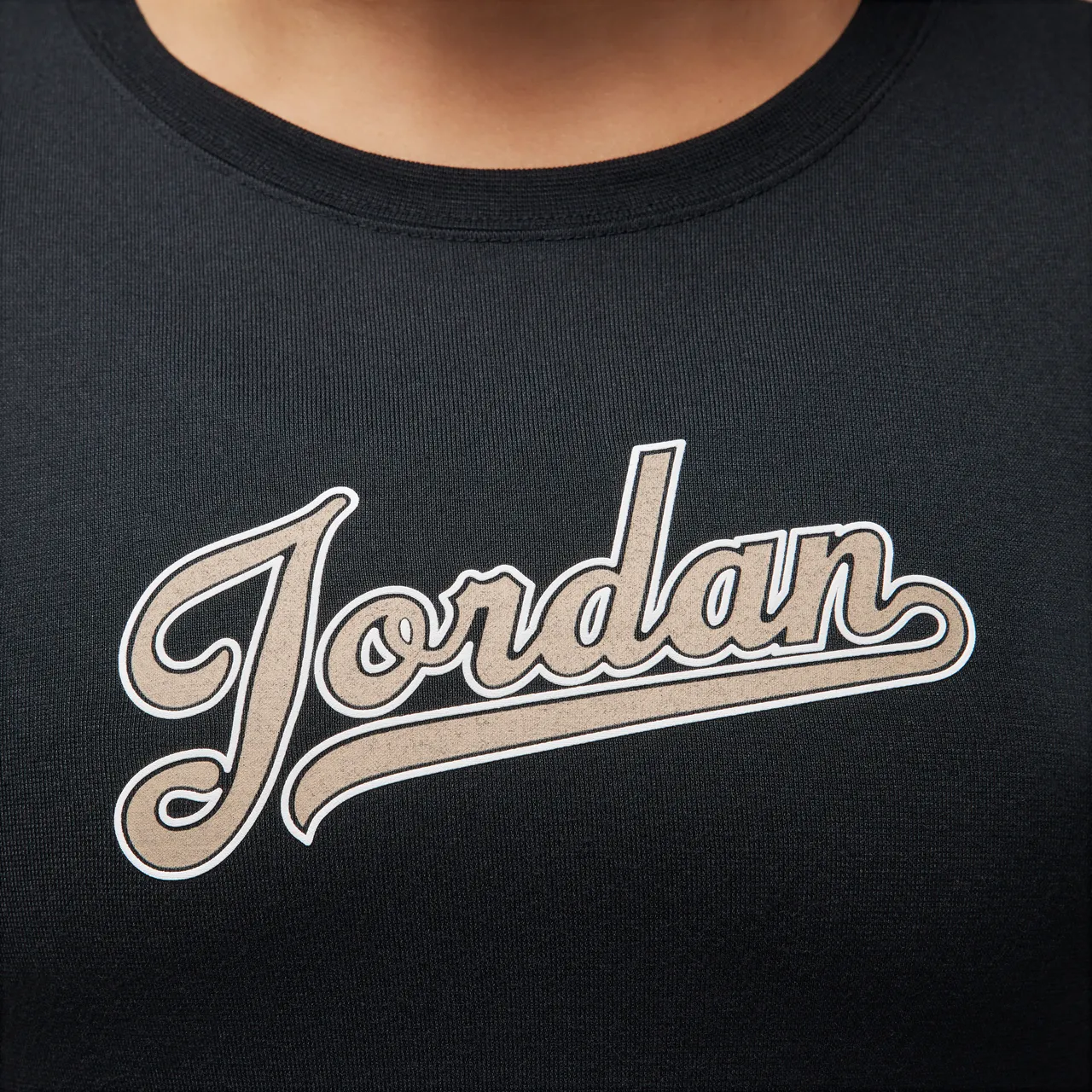 Jordan Women's Slim T-Shirt - Black - Polyester