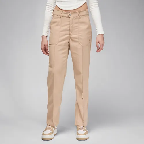 Jordan Women's Woven Trousers - Brown - Polyester