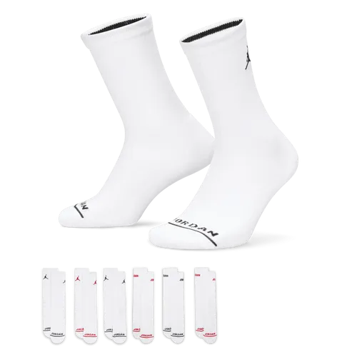 Jordan Younger Kids' Ankle Socks (6 Pairs) - White - Polyester