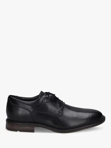 Josef Seibel Earl 05 Leather Oxford Shoes - Black - Male