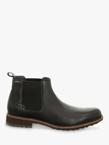 Josef Seibel Jasper 50 Leather Waterproof Chelsea Boots, Black - Black - Male