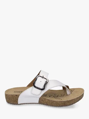Josef Seibel Tonga 77 Leather Sandals, White - White - Female