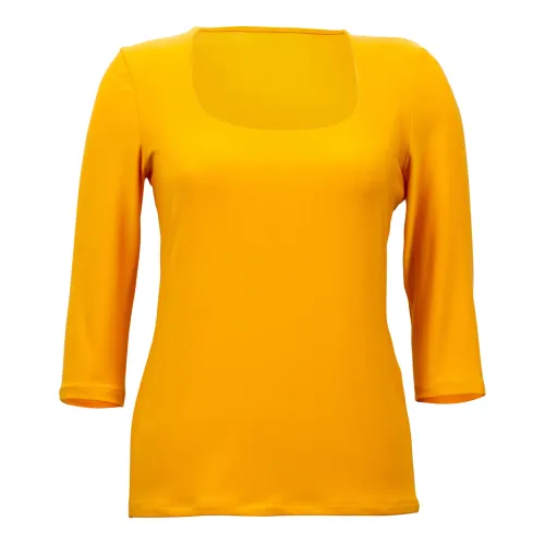 Joseph Ribkoff , 213569 11 T-Shirt ,Yellow female, Sizes: