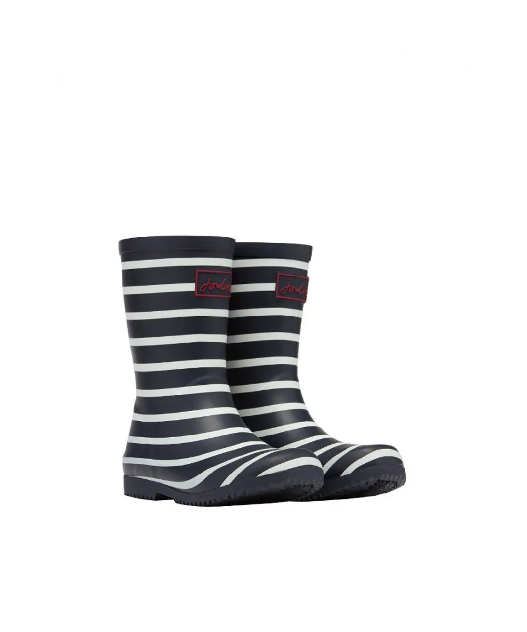 Joules Boys Roll Up Reflective Wellington Boots - Navy Rubber