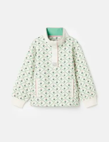 Joules Girls Cotton Rich Floral Sweatshirt (2-12 Years) - 3y - Multi, Multi