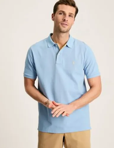 Joules Mens Pure Cotton Polo Shirt - Blue, Blue