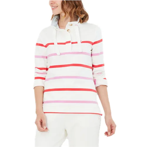 Joules Saunton Sweatshirt - Cream & Multi Stripe