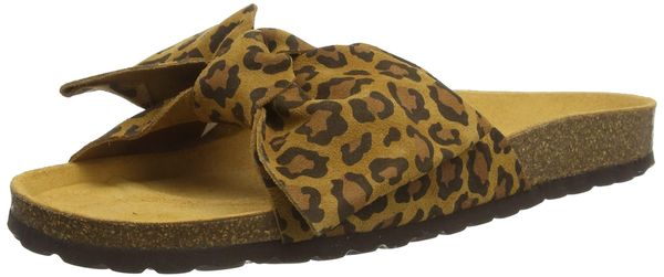 Joules Women's Bayside Sandal, Leopard, 5 UK