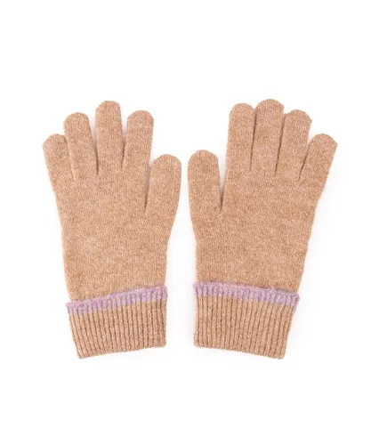 Joules Womens Eloise Gloves - Tan - One
