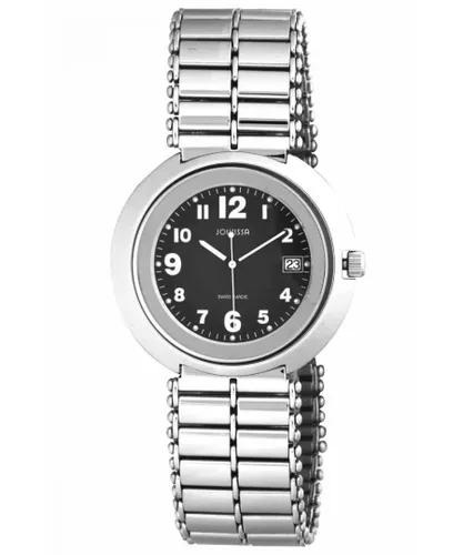 Jowissa Mens Swiss Made Stainless Steel Bracelet Watch - Silver - One Size