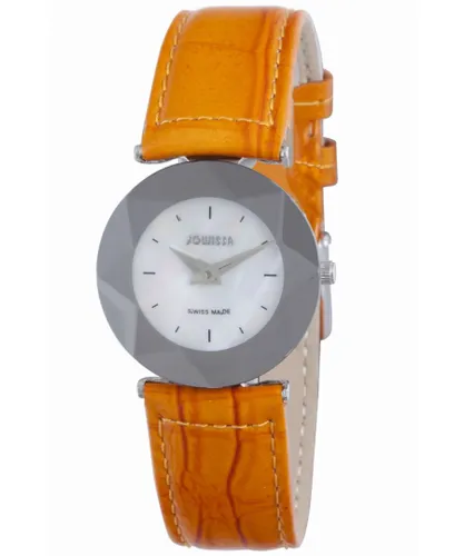 Jowissa Womens : Facet Women'sMother Of Pearl Watch - Orange - One Size