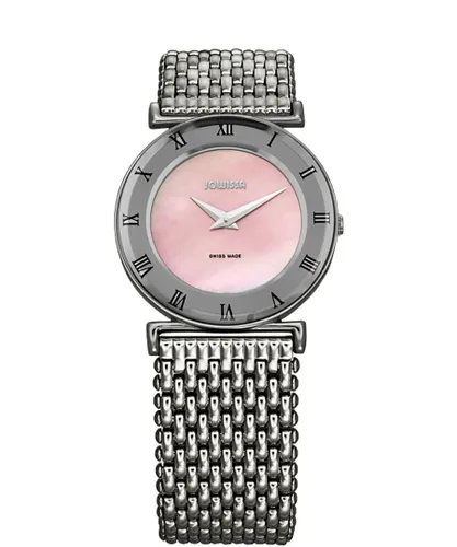 Jowissa : womens roma mol mother of pearl watch - Silver - One Size