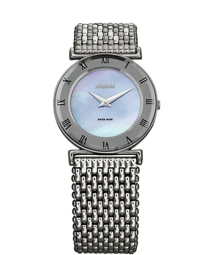 Jowissa : womens roma mol mother of pearl watch - Silver - One Size