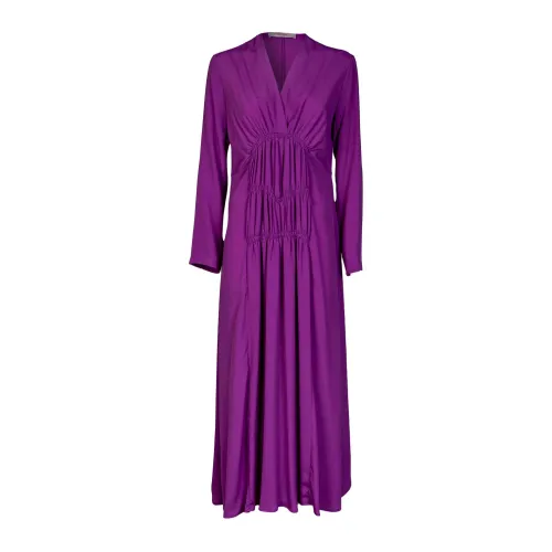 Jucca , Midi Dresses ,Purple female, Sizes: