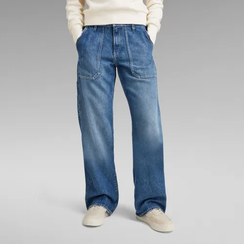 Judee Low Waist Carpenter Loose Jeans