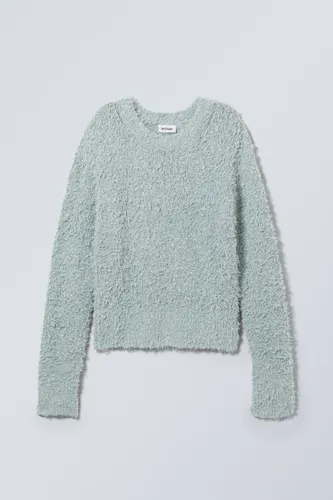 Judi Hairy Sweater - Turquoise