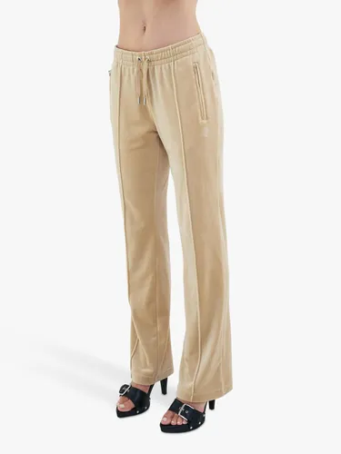 Juicy Couture Diamante Embellished Velour Track Joggers - Nomad - Female