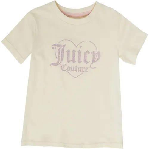 Juicy Couture Girls Print T-Shirt Vanilla Ice