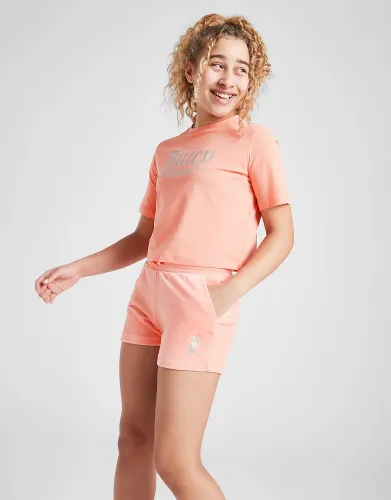 JUICY COUTURE Girls' Runner T-Shirt/Shorts Set Junior - Orange