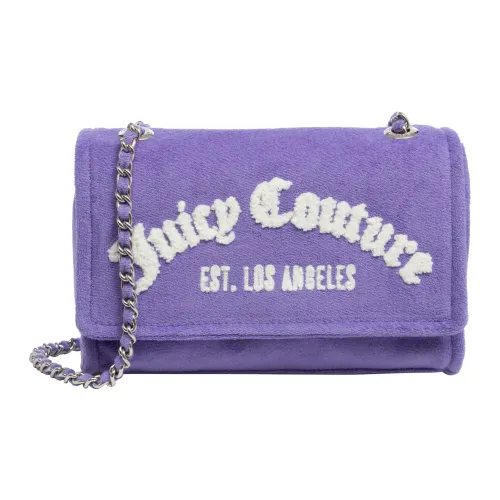 Juicy Couture , Iris Towelling Shoulder bag ,Purple female, Sizes: ONE SIZE