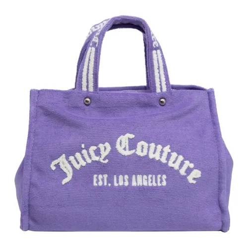 Juicy Couture , Iris Towelling Tote bag ,Purple female, Sizes: ONE SIZE