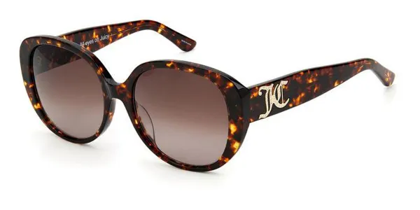 Juicy Couture JU 614/S 086/HA Women's Sunglasses Tortoiseshell Size 57