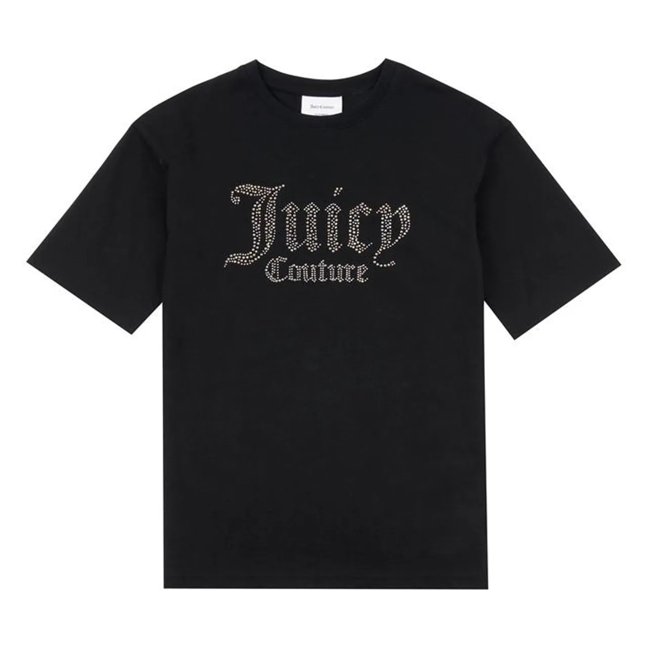 JUICY COUTURE Rhinestone Logo T-Shirt - Black