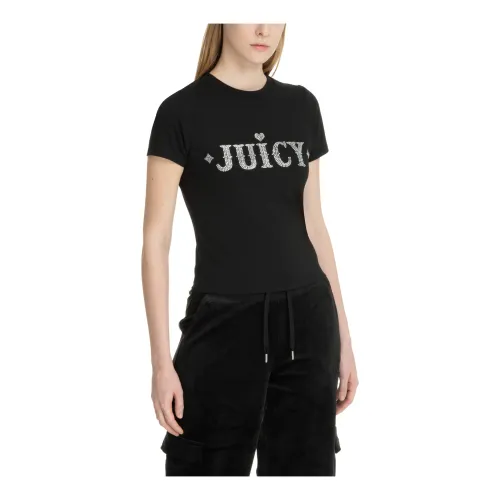 Juicy Couture , Rodeo Ryder T-shirt ,Black female, Sizes: