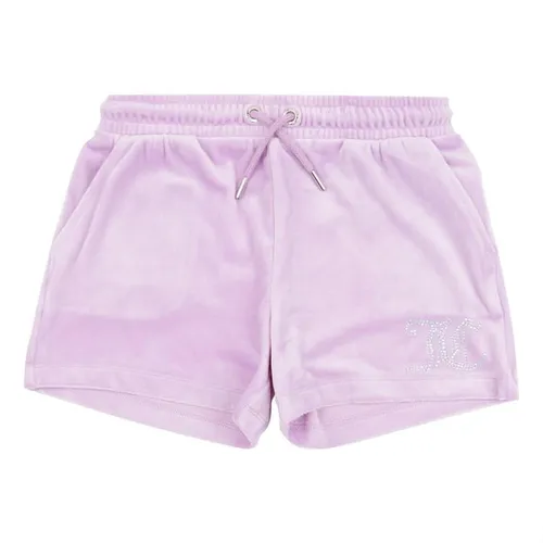 Juicy Couture Velour Shorts - Purple