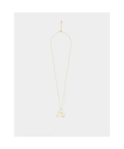 Juicy Couture Womens Accessories 18C Lucy Necklace in Gold Metal - One Size