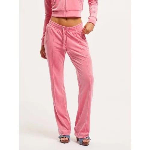 Juicy Couture Womens Pink Lemonade Tina Track Pant