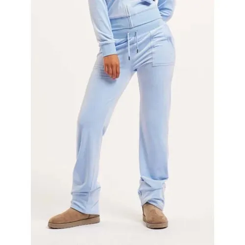 Juicy Couture Womens Powder Blue Del Ray Track Pant