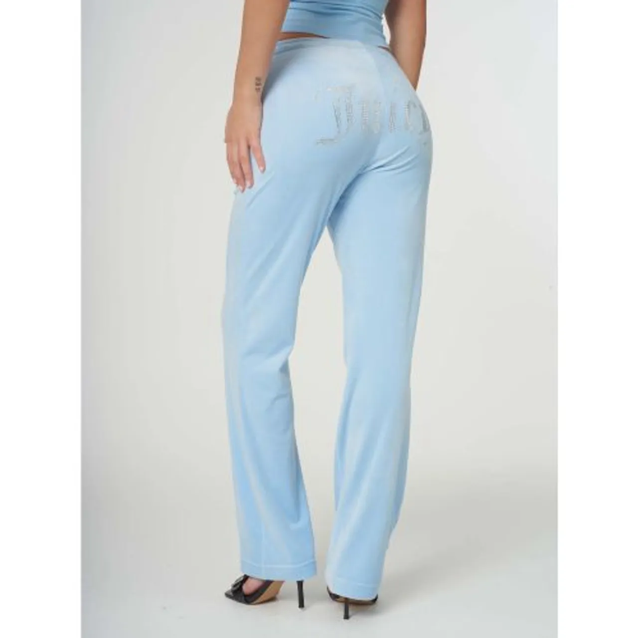 Juicy Couture Womens Powder Blue Tina Track Pant