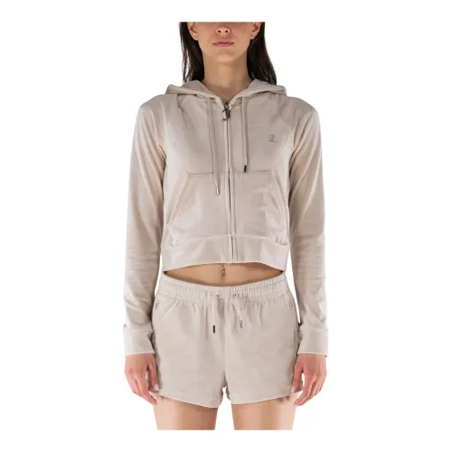 Juicy Couture , Zip-throughs ,Beige female, Sizes: