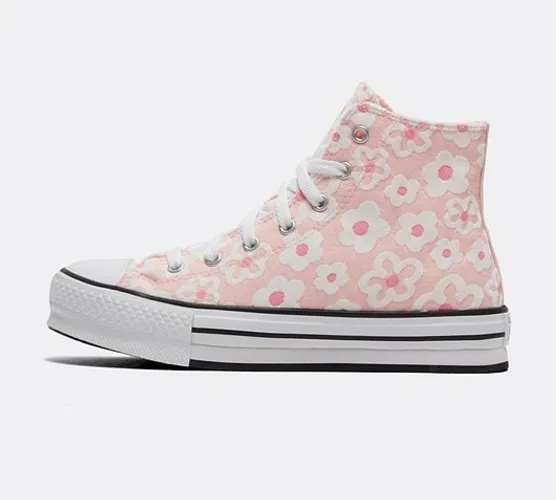 Junior Chuck Taylor All Star Floral Embroidery Hi Lift Trainer