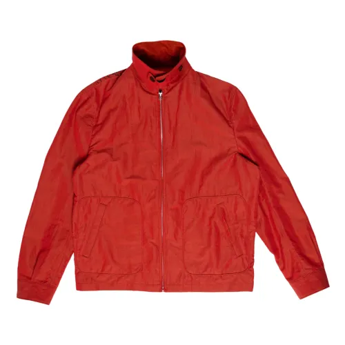 Junya Watanabe , Junya Watanabe MAN Jean-Michel Basquiat Linen Jacket ,Red male, Sizes: