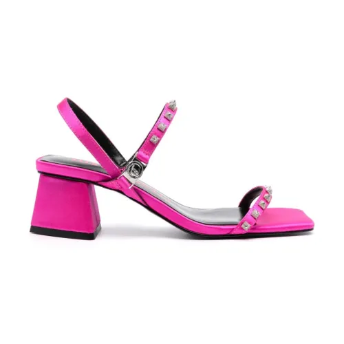 Just Cavalli , Women's Shoes Sandals Pink Ss24 ,Pink female, Sizes: