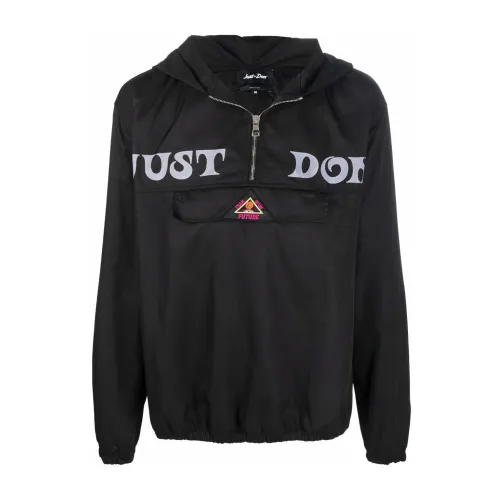 Just DON , Just DON Jackets Black ,Black male, Sizes: