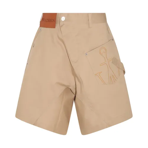 JW Anderson , Casual Shorts ,Beige male, Sizes:
