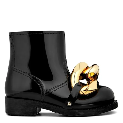JW ANDERSON Chain Ankle Boots - Black
