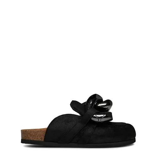 JW ANDERSON Chain Loafers - Black