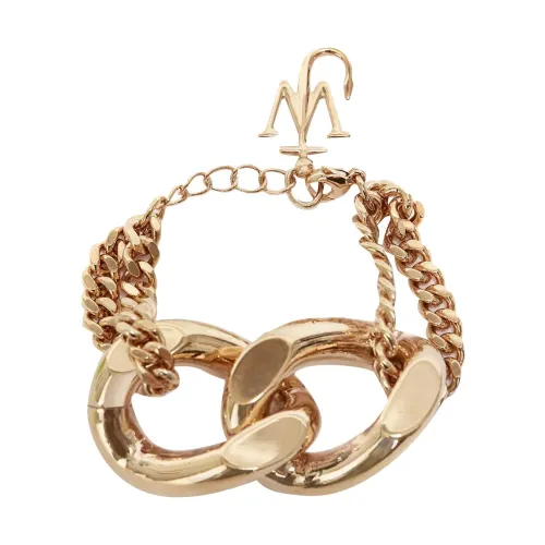 JW Anderson , Golden Chain Link Bracelet ,Yellow female, Sizes: ONE SIZE