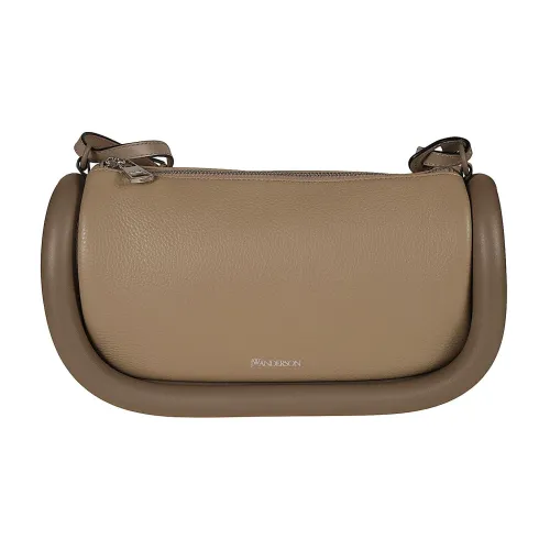 JW Anderson , Grained Leather Bumper Bag ,Beige female, Sizes: ONE SIZE